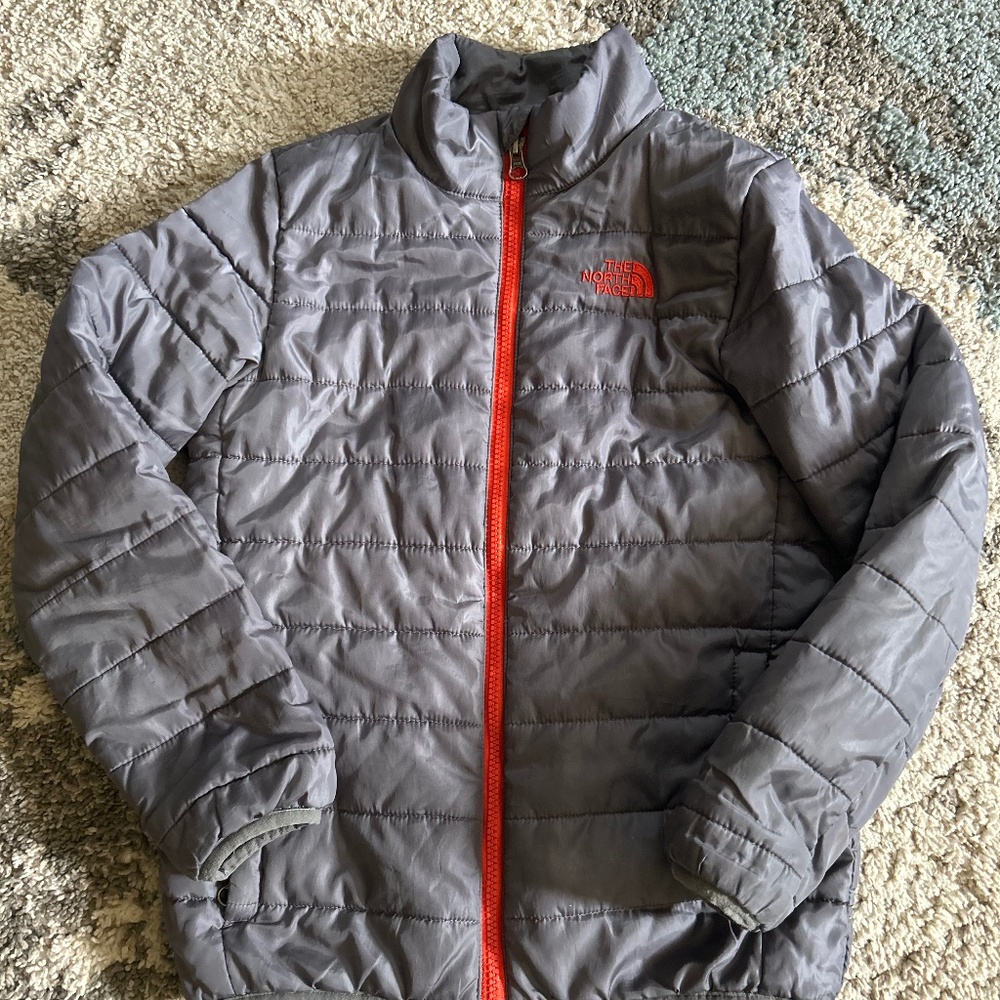 The North Face quilted jacket,  youth boys, size medium (10-12)
